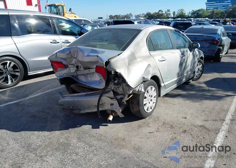 2007 Honda Civic Gx from USA, damaged, VIN 1HGFA46507L000818